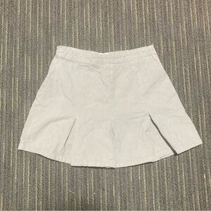 BDG Light Gray Corduroy Skirt